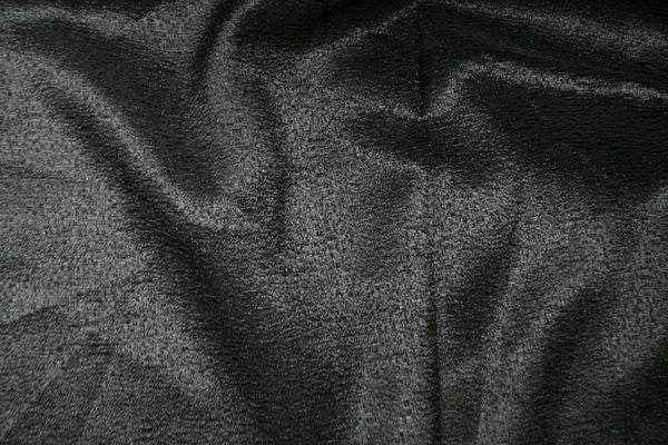 black LUXURY Crushed Fabric by the Yard - 110 Inch Wide