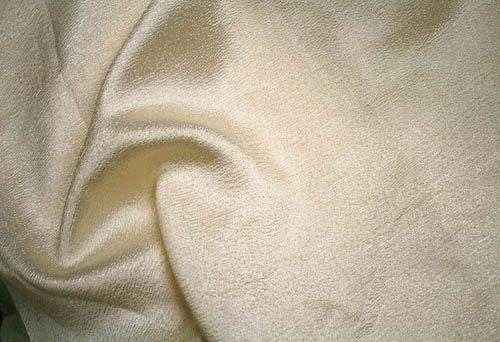 ivory LUXURY Crushed Fabric by the Yard - 110 Inch Wide