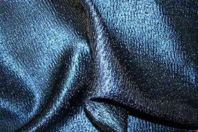 Luxury Crushed Fabric – Navy