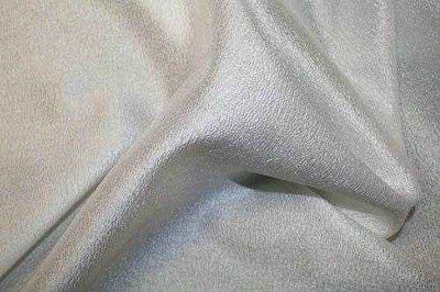 Luxury Crushed Fabric – White