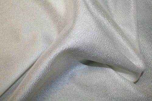 white LUXURY Crushed Fabric by the Yard - 110 Inch Wide