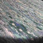 Aqua LYNN Jacquard Print Metallic - Custom Tablecloths