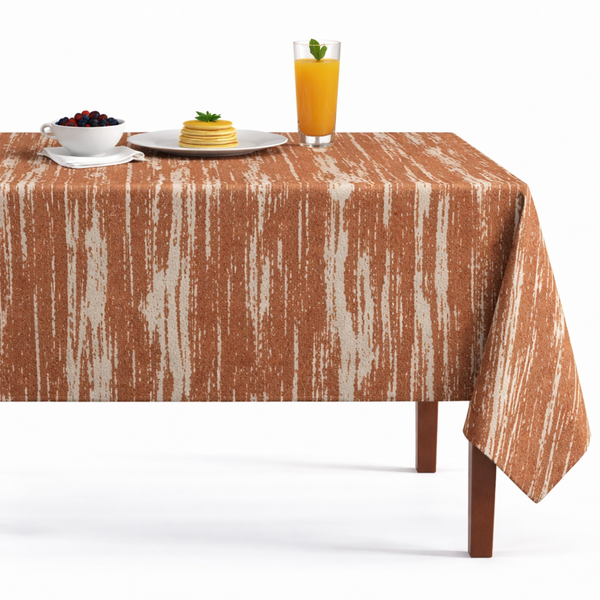Lanora in Cinnamon, made up as a tablecloth