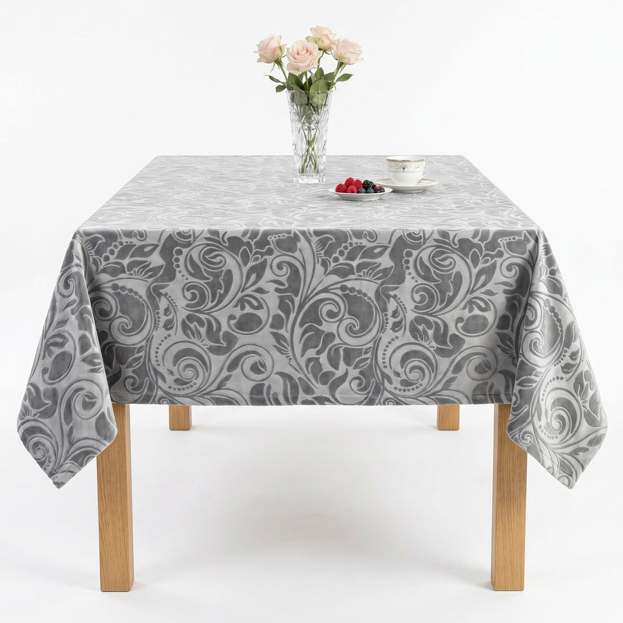 Lobby Charcoal Tablecloth