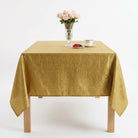 Luxurious Copper Tablecloth