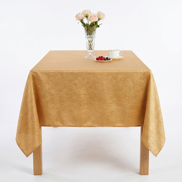 Luxurious Gold Tablecloth
