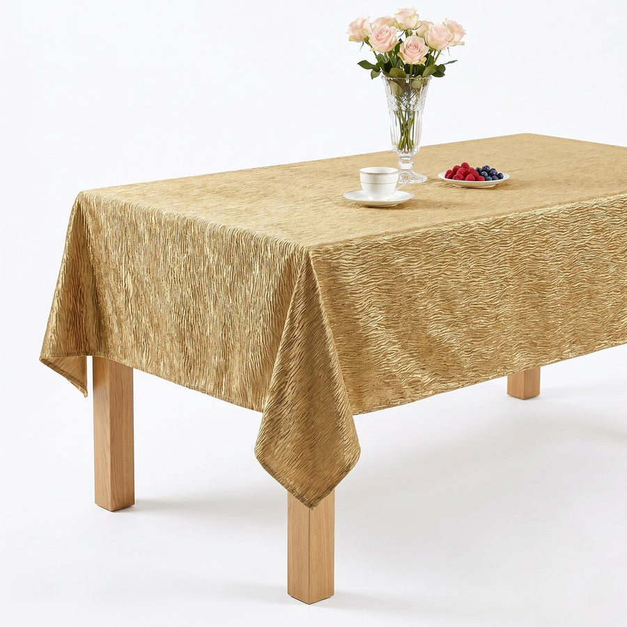 Luxurious Mocha Tablecloth