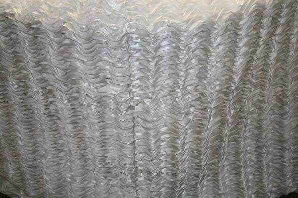 white-1 MACKENZIE Embroidered Taffeta Fabric. 58 Inch in Width Fabric by the Yard - 58 Inch Wide