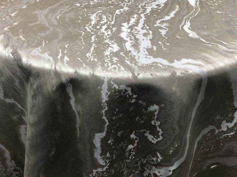 Taupe Mahwah Metallic Marbleized Fabric - 54 Inch. in Width Fabric by the Yard - 54 Inch Wide