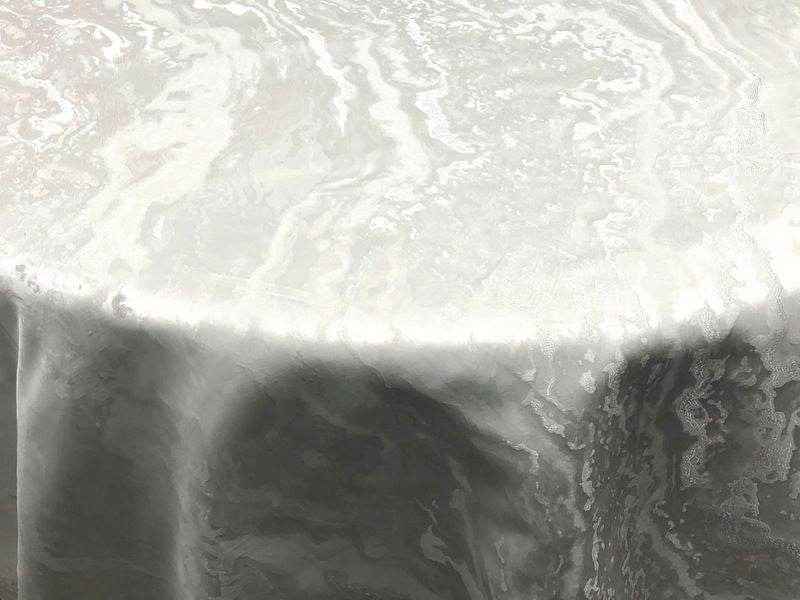 White Mahwah Metallic Marbleized Fabric - 54 Inch. in Width Fabric by the Yard - 54 Inch Wide