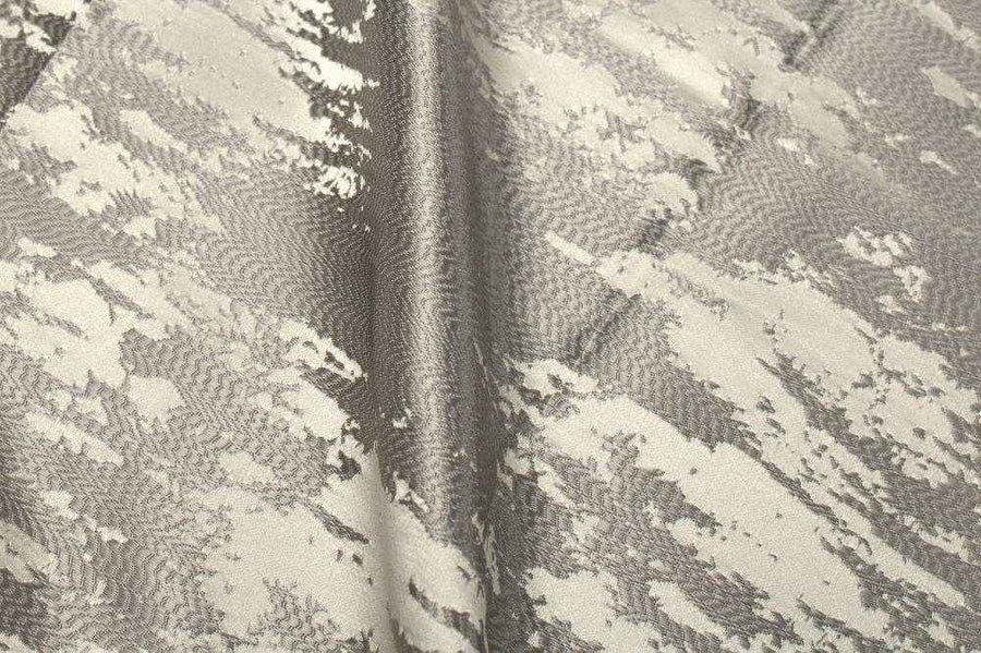 silver MARMORE Jacquard Fabric by the Yard - 118 Inch Wide