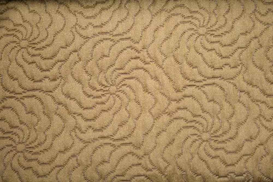 mustard MATISE Jacquard Fabric by the Yard - 55 Inch Wide