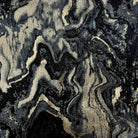 Black/Gold MILANO Jacquard Print Metallic Marbleized Fabric by the Yard - 118 Inch Wide