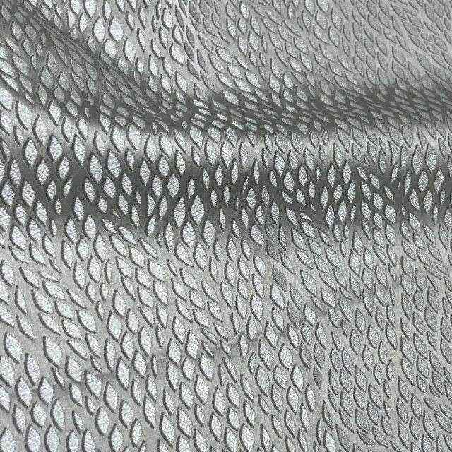 silver-1 MOBILE Jacquard Fabric by the Yard - 55 Inch Wide