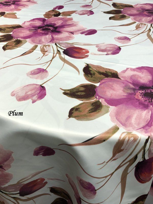 Tropical Tablecloth - Plum