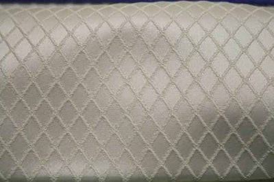 Rene Jacquard Fabric – White