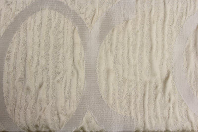 Superb Ogee Scroll Jacquard Tablecloth – Ivory