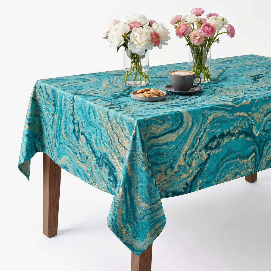 Mahwah Green Tablecloth