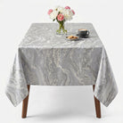 Mahwah Silver Gold Tablecloth
