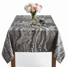 Mahwah Taupe Tablecloth