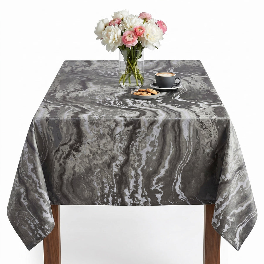 Mahwah Taupe Tablecloth