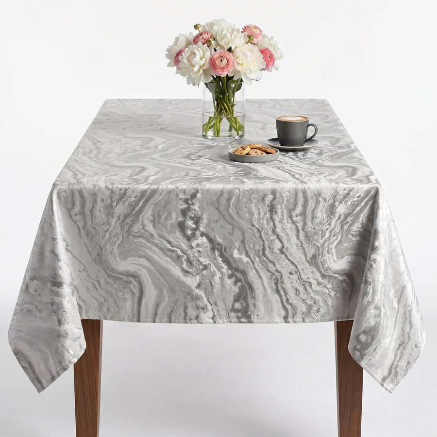 Mahwah White Tablecloth