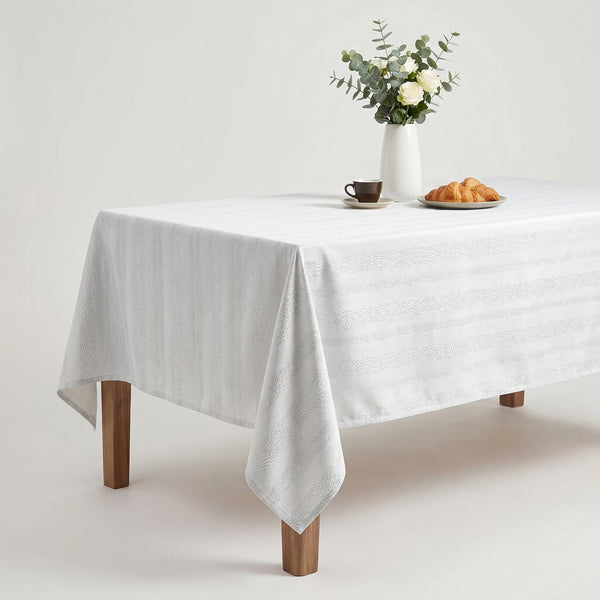 Marisol in White, made up as a tablecloth