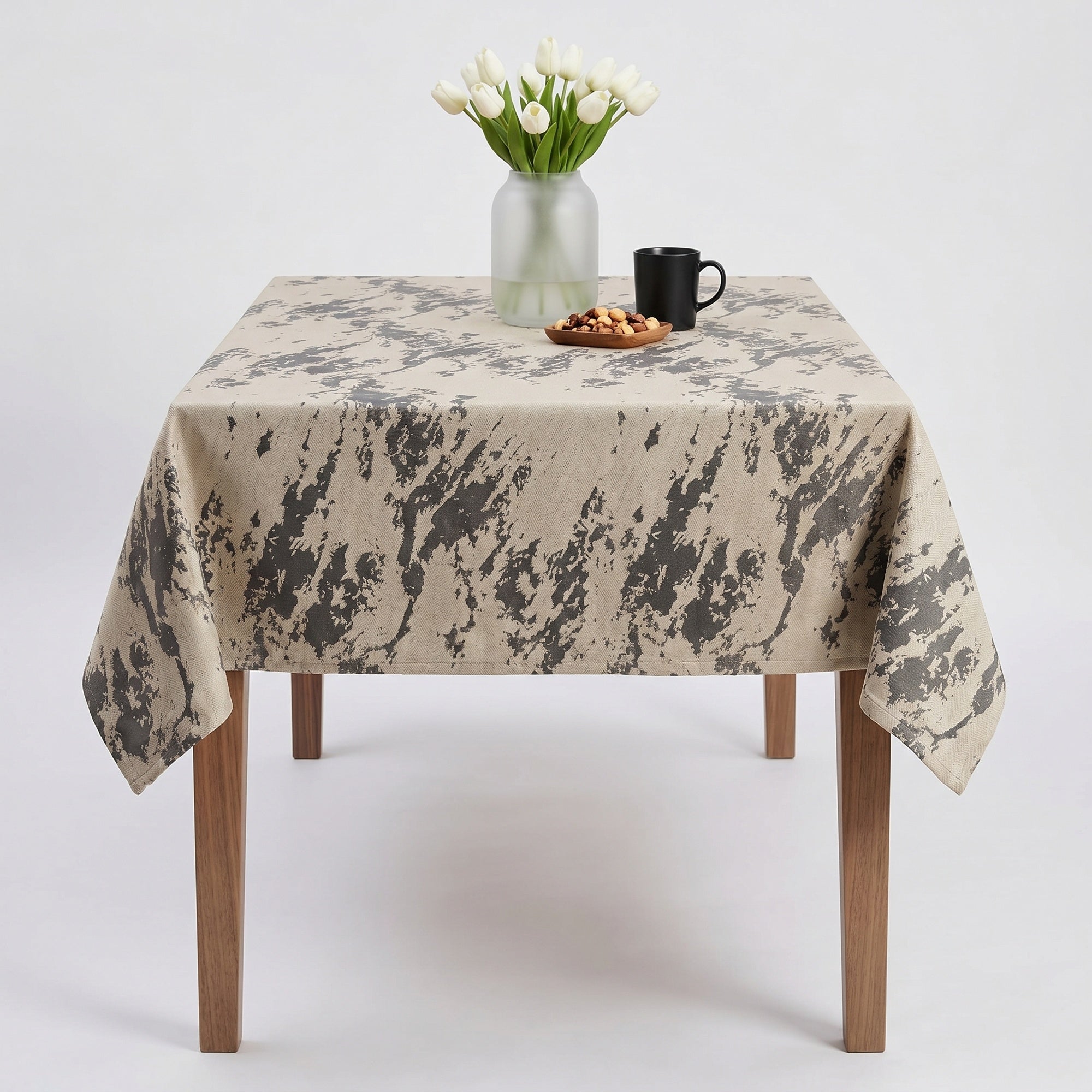 Marmore Silver Tablecloth