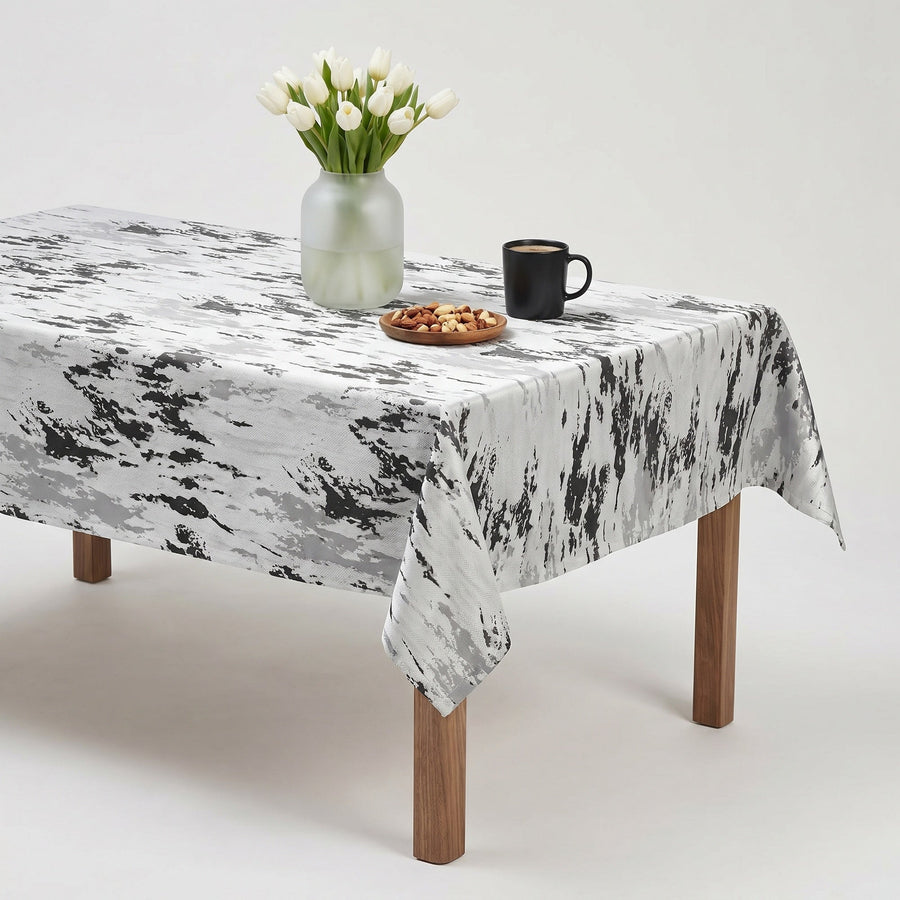 Marmore White Tablecloth