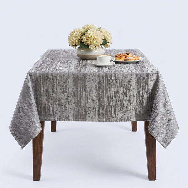 Miniral in grey-2, made up as a tablecloth