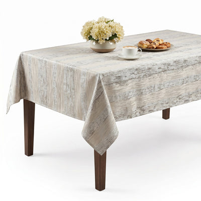 Miniral Jacquard Tablecloth – Silver