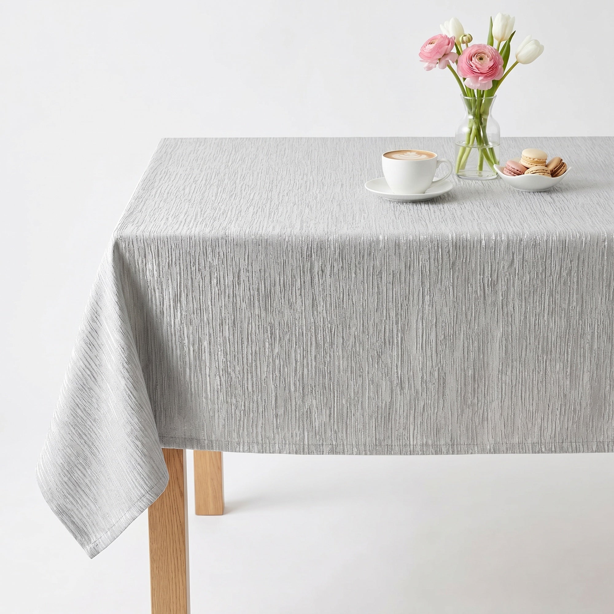 Mowhak White White Tablecloth