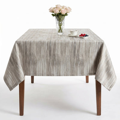 Multi Jacquard Tablecloth – Camel