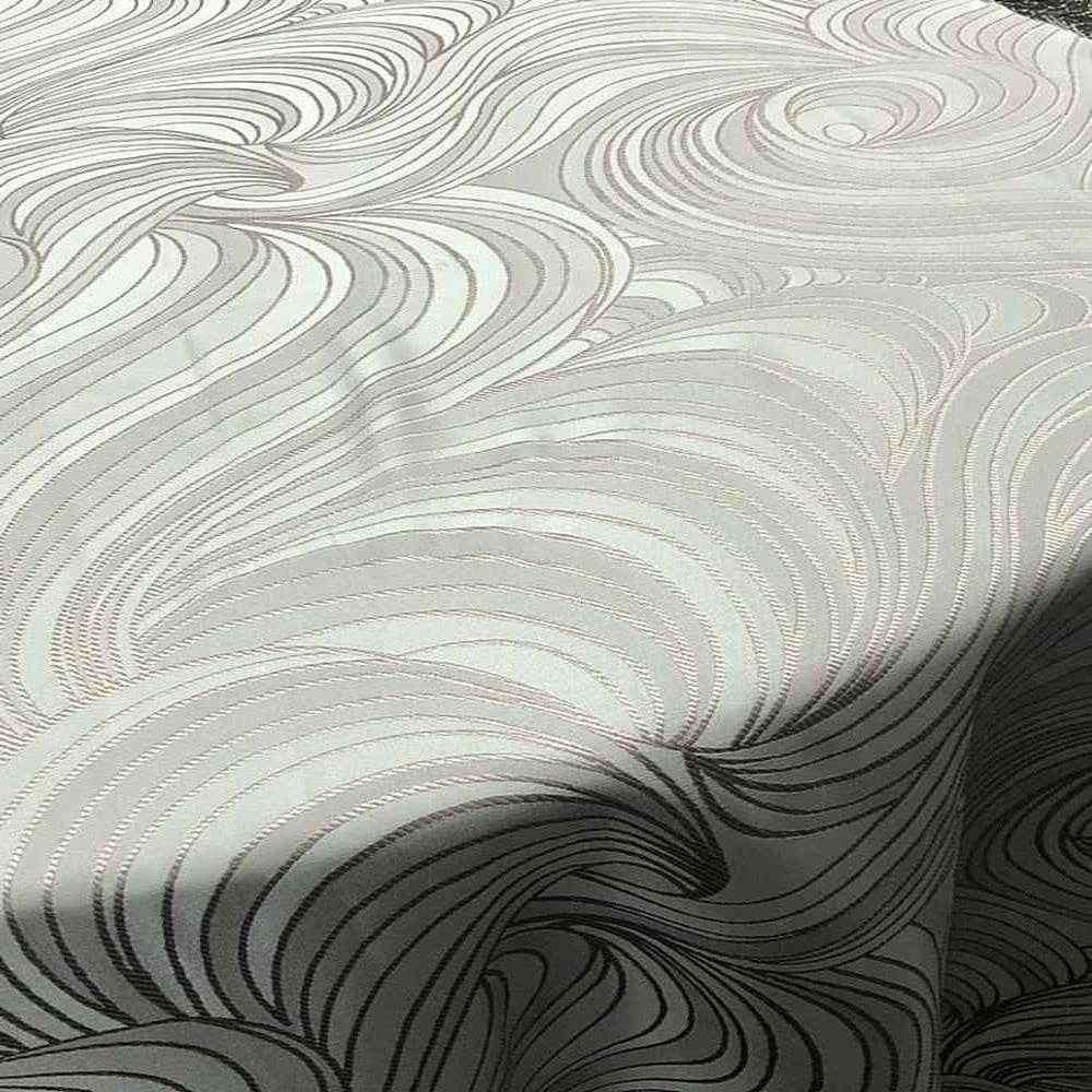 Blush New Delhi Metallic Flower Jacquard Fabric - 120 Inch. in Width Fabric by the Yard - 120 Inch Wide