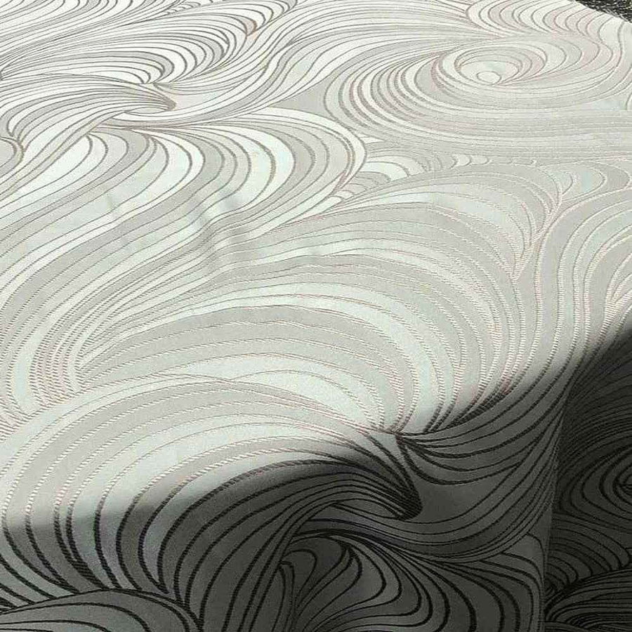 Blush New Delhi Metallic Flower Jacquard Fabric - 120 Inch. in Width Fabric by the Yard - 120 Inch Wide