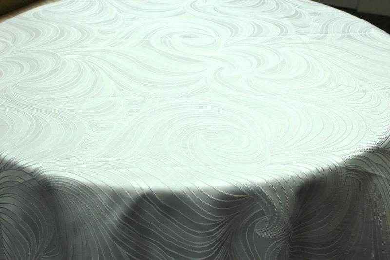 Crystal New Delhi Metallic Flower Jacquard Fabric - 120 Inch. in Width Fabric by the Yard - 120 Inch Wide