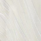 White New Delhi Metallic Flower Jacquard - Custom Tablecloths