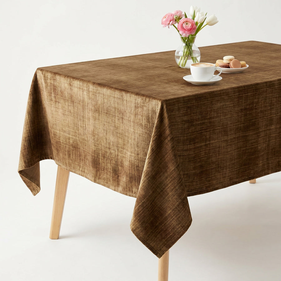 Newport Beach Bronze Tablecloth