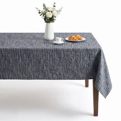 Noble Textured Jacquard Tablecloth – Infinity