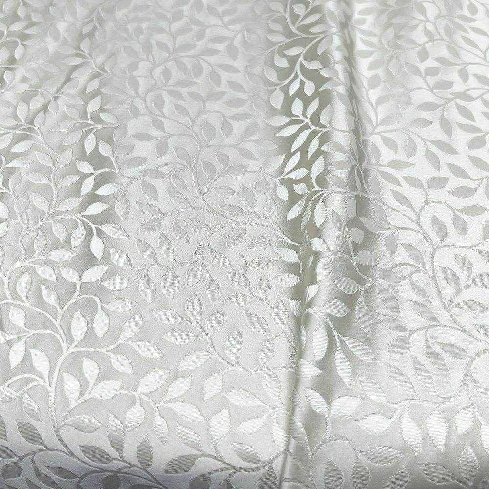 ivory ON THE VINE Jacquard Fabric by the Yard - 115 Inch Wide