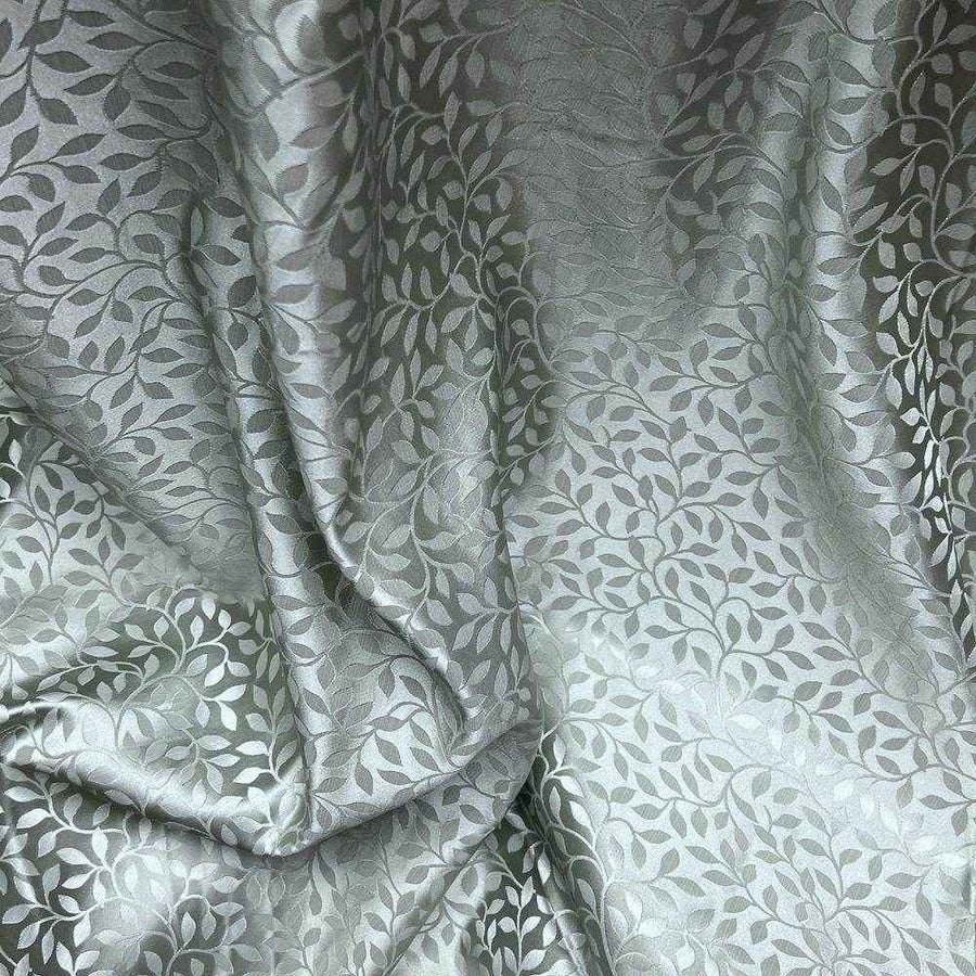 mint ON THE VINE Jacquard Fabric by the Yard - 115 Inch Wide
