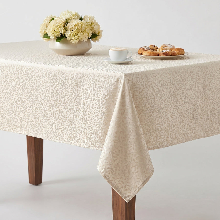 On The Vine Ivory Tablecloth