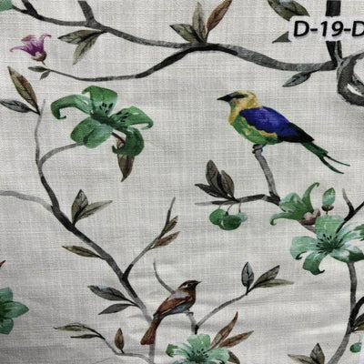 Parrot Digital Print Fabric – Blue Parrot