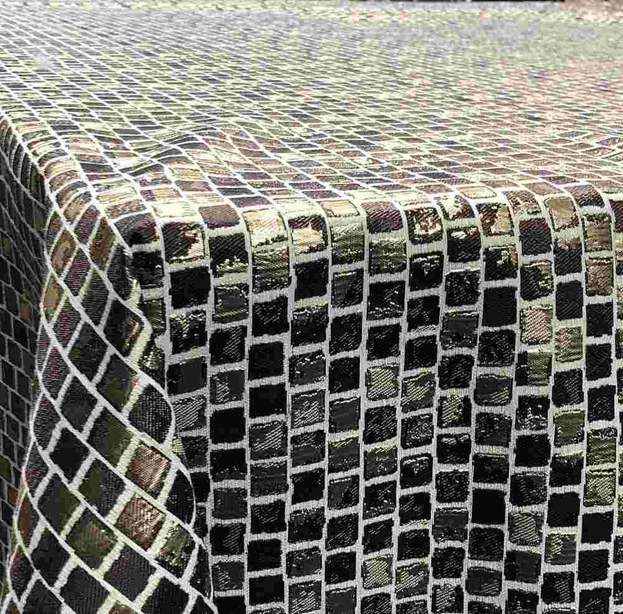 Patio Jacquard Fabric – Brick