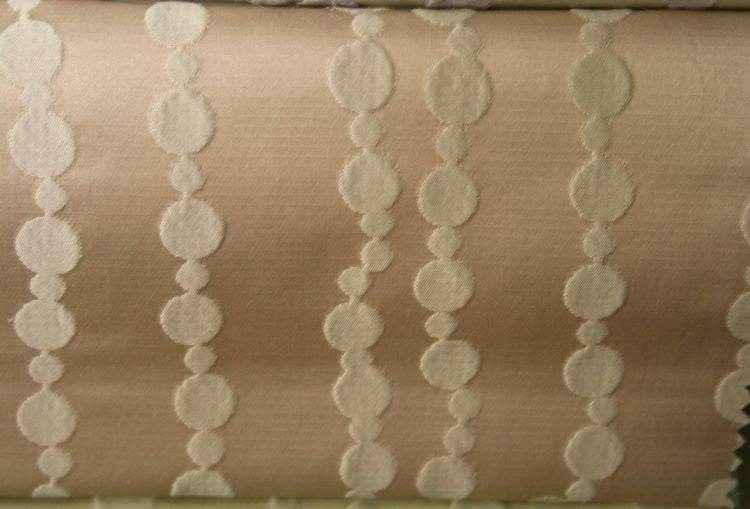 blush PEARLES Fabric by the Yard - 55 Inch Wide