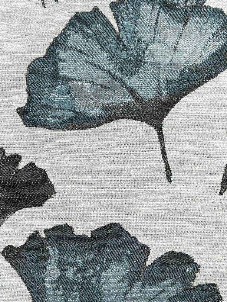 Light Blue POPPY Jacquard Tulip Print Tapestry Fabric by the Yard - 118 Inch Wide