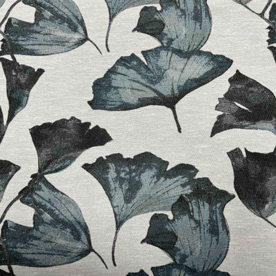 Poppy Jacquard Fabric – Light Blue