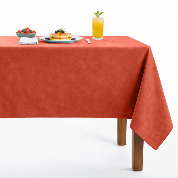 Newport118 in Paprika, made up as a tablecloth