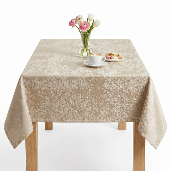 Portland Hights in Mocha, made up as a tablecloth