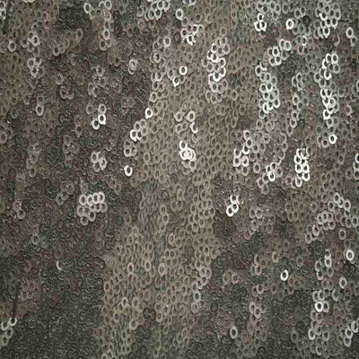 Quincy Sequin Fabric – Dull Silver